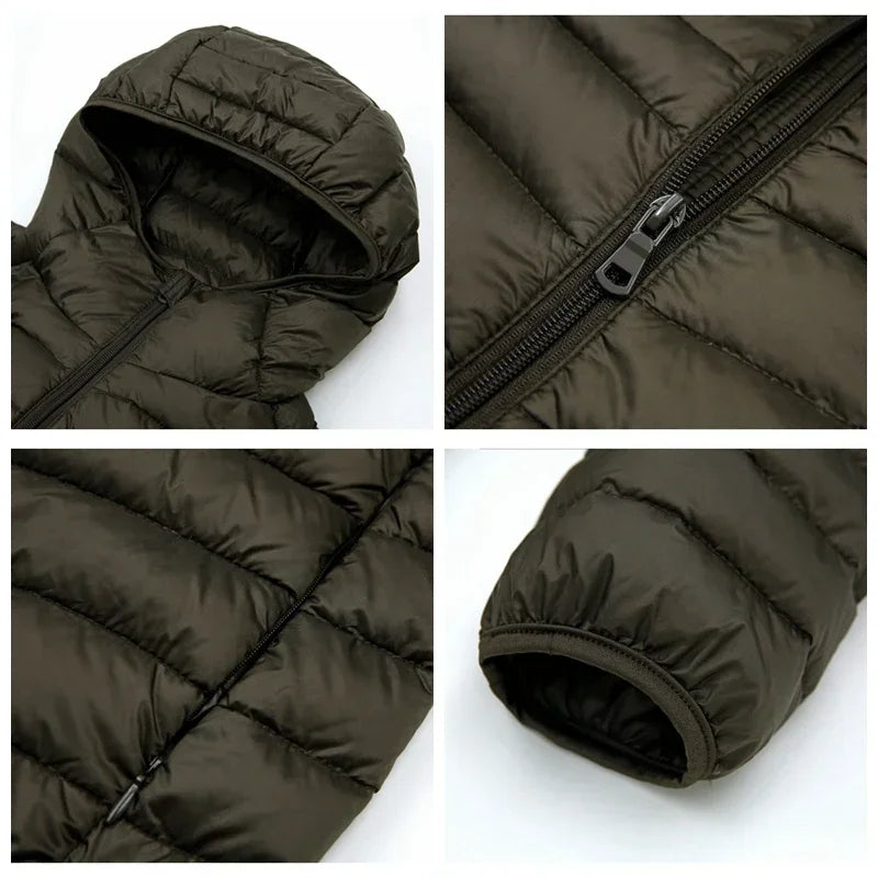 Down Jacket Men's 2024 New 90% White Duck Down Super Light Down Jacket