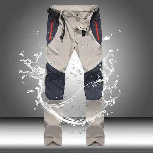Tactical Waterproof Cargo Pants Men Spring Summer Quick Dry Long