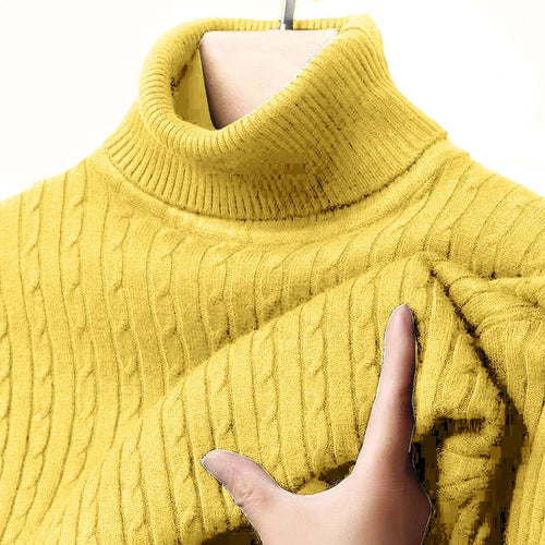 Animal Game Men's Long Sleeve Knit Cold Blouse Outdoor Turtleneck