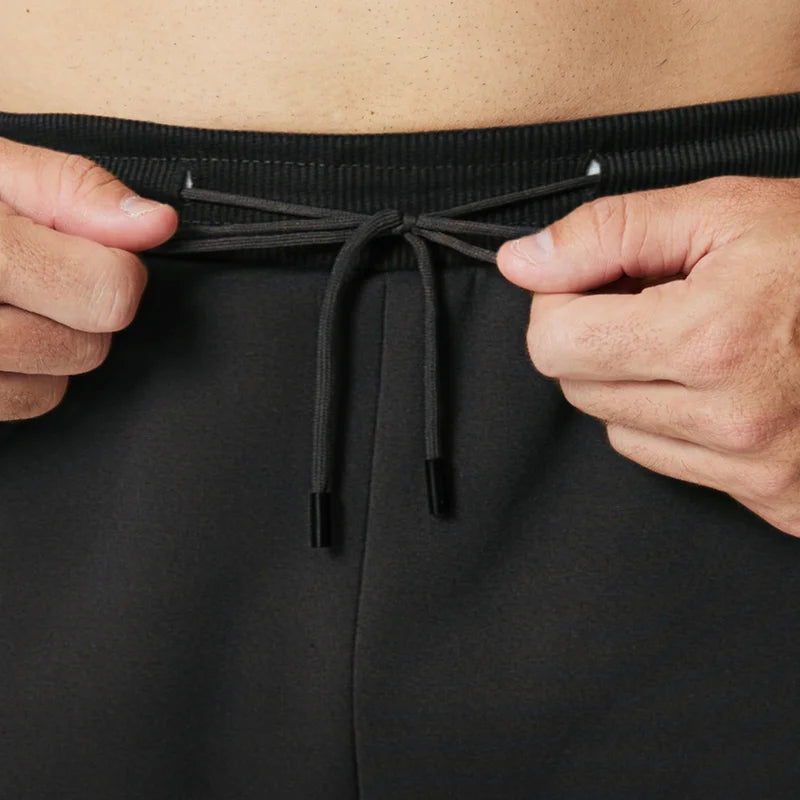 New Sweatpants Side Zipper Pockets Men Joggers Track Pants Elastic