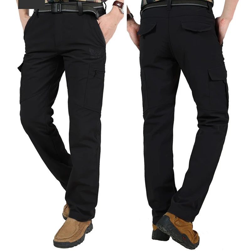 2024 Outdoor Work Tactical Pants Men Winter Casual Cargo Trousers