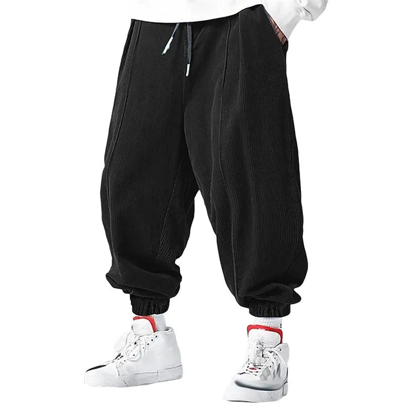 spring autumn Men's Casual Loose Drawstring Pants Fashion Sweatpants