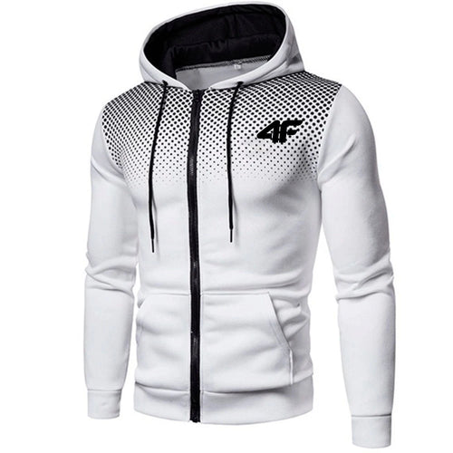 Men's Tracksuit Hooded Casual Hot Sale Single Piece Zipper Sweatshirt