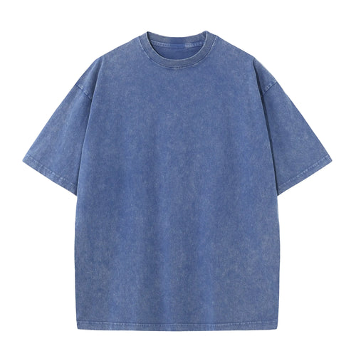 230G Cotton American Large Size T Shirts Men Summer Vintage Clothes