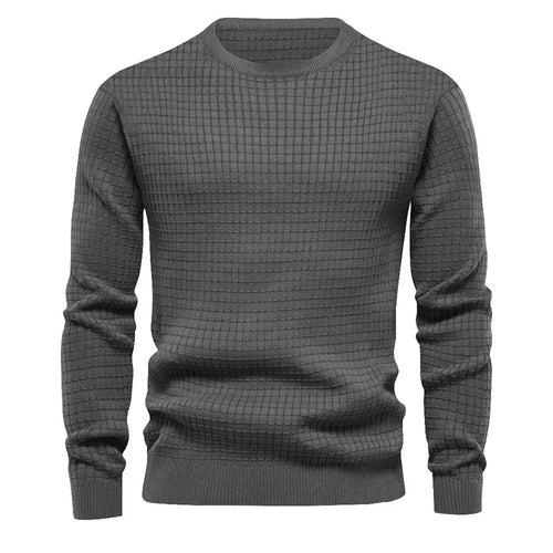 New Men's Crew Neck Sweatshirts Solid Color Large Sweatwear Spring