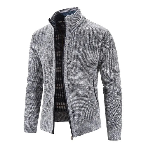 New Arrival Knitted Sweater Men Spring Autumn Casual Fleece Cardigan
