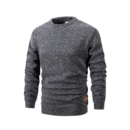 New Men's Sweater Spring Autumn Round Neck Long Sleeve Pullover Casual