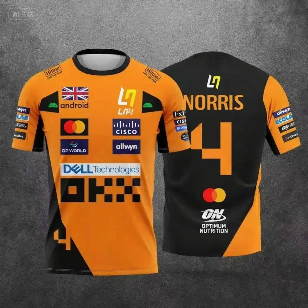 McLaren Racing Lando Norris Tee | 2025 NO.4 Edition Breathable