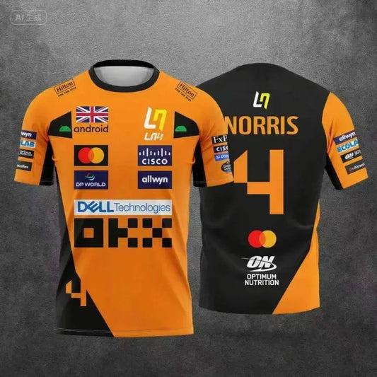 Camiseta McLaren Racing Lando Norris | Ropa deportiva transpirable