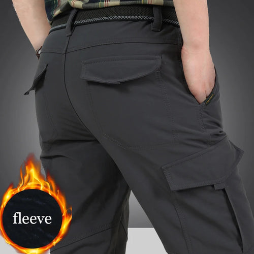 2024 Outdoor Work Tactical Pants Men Winter Casual Cargo Trousers