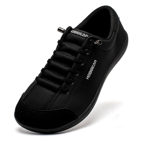 HOBIBEAR Unisex Barefoot Wide Toe Shoes Women Men Artificial Leather