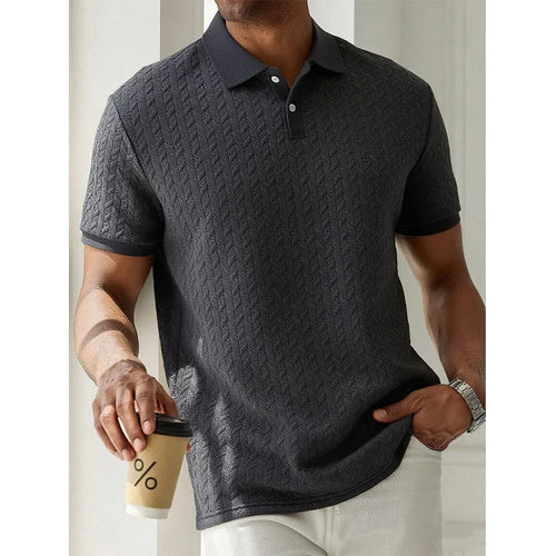 Mens Polo Shirt Summer Short Sleeve Male Polos Streetwear Man Tops