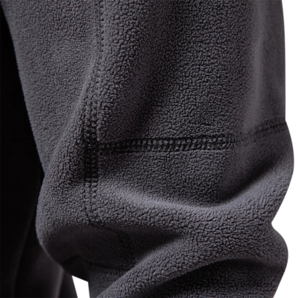 AIOPESON Brand Quality Thicken Warm Fleece Jacket for Men Zipper Neck
