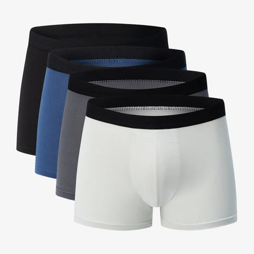 4 Pieces European and American Size MEN'S FASHION Printed Boxer