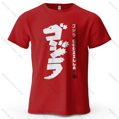 Japan Printed Men's T-Shirt 100% Cotton Oversized Harajuku Style