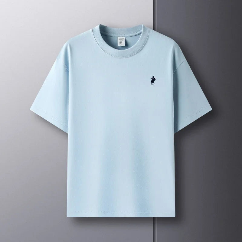 100% pure cotton short sleeve round neck men's T-shirt hot selling