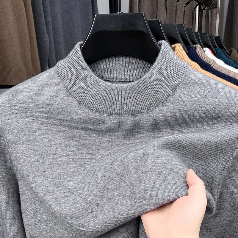 Half Turtleneck Knitwear Sweater New Autumn/Winter Mock Neck