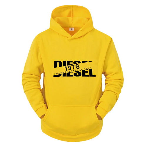 2025 Autumn/Winter Casual Printed Hoodie Classic Style Fashion Men's