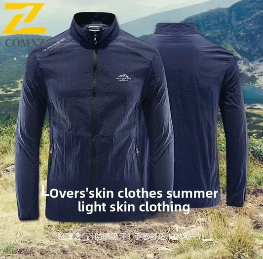 Men UV Sun Protection Jacket Summer Lightweight Breathable Fishing