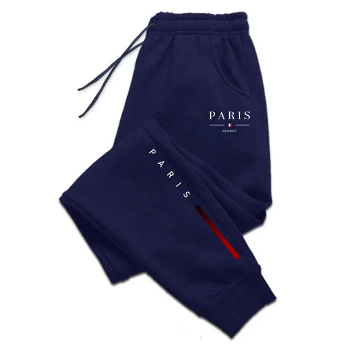 2025 New Arrival Paris Printed Sweatpants for Men High Grade Male Home