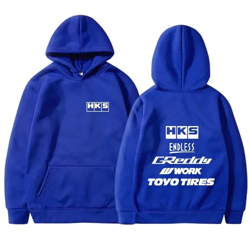 2025 Men Fashion Cool Hoodie Japan JDM Modified Car HKS ENDLESS Hoody