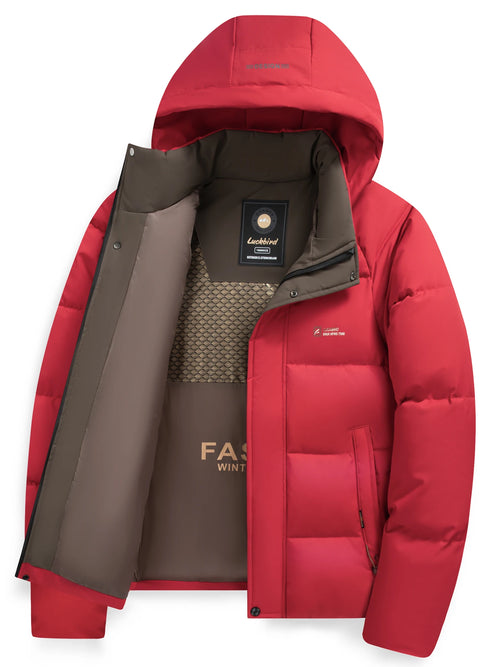 Men's winter warm cotton jacket for men's casual business trendy