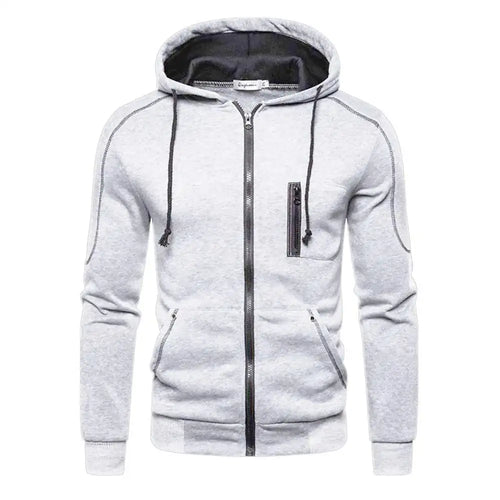 Men's Hoodie Black White Army Green Red Hooded Color Block Fleece Cool