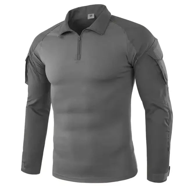 Men's Outdoor Tactical Hiking T-Shirts,Hunting Camouflage Long Sleeve