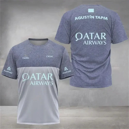 Men Padel Tennis Kid T-Shirt Sports Training Tops Male Casual Short