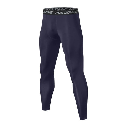 New Men's Tight Sports Pants Slim Pants Autumn And Winter Thermal