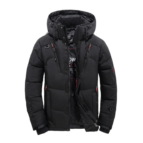 Men's Outdoor Lightweight Warm Detachable Collar Down Jacket Winter
