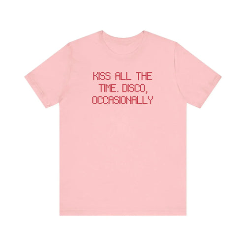 New Album Kiss All The Time. Disco Occasionally Print Cotton Shirt