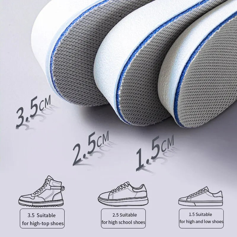 1Pair Invisible Height Increase Insoles for Shoes Breathable