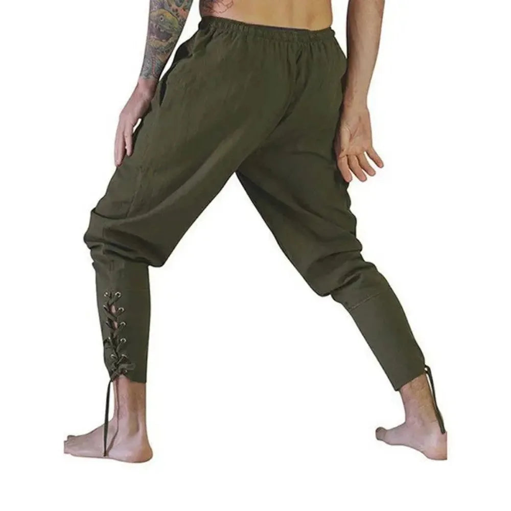 Pirate Pant Viking Costume for Men Renaissance Medieval Pants
