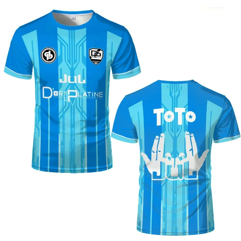 JUL Maillot TOTO Et Ninetta Jersey Men's And Women Trendy Rap Culture
