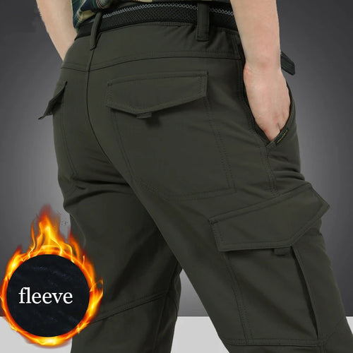 2024 Outdoor Work Tactical Pants Men Winter Casual Cargo Trousers