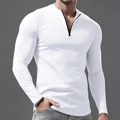 Long Sleeve T Shirt Men Compression Sportswear Male Tshirt Elastic