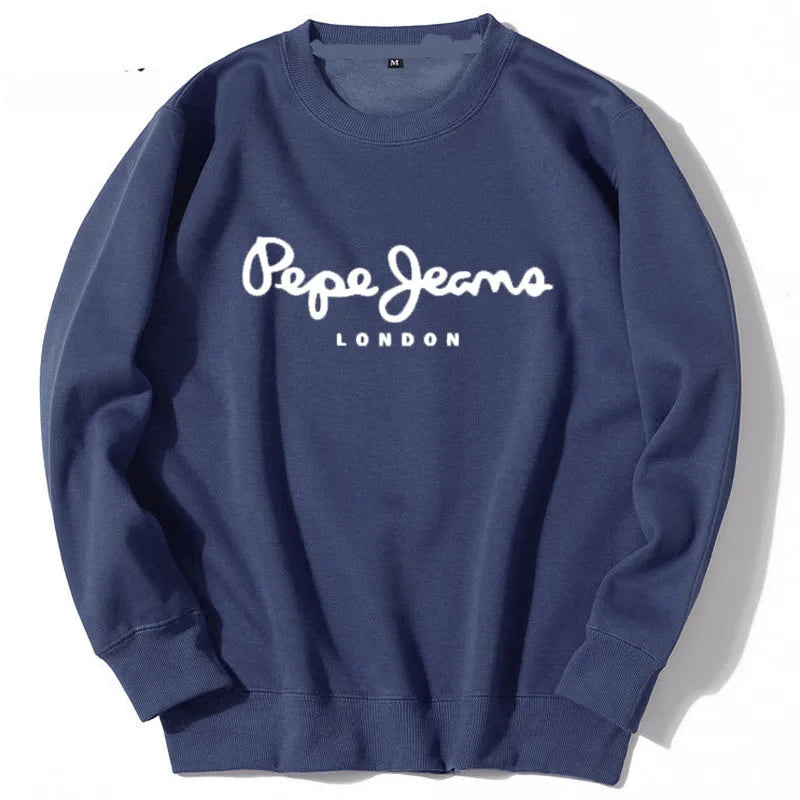 Autumn and winter men's round neck sportswear men's fashion casual