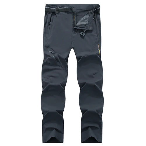 Four sided elastic quick drying pants for men's mountaineering outdoor
