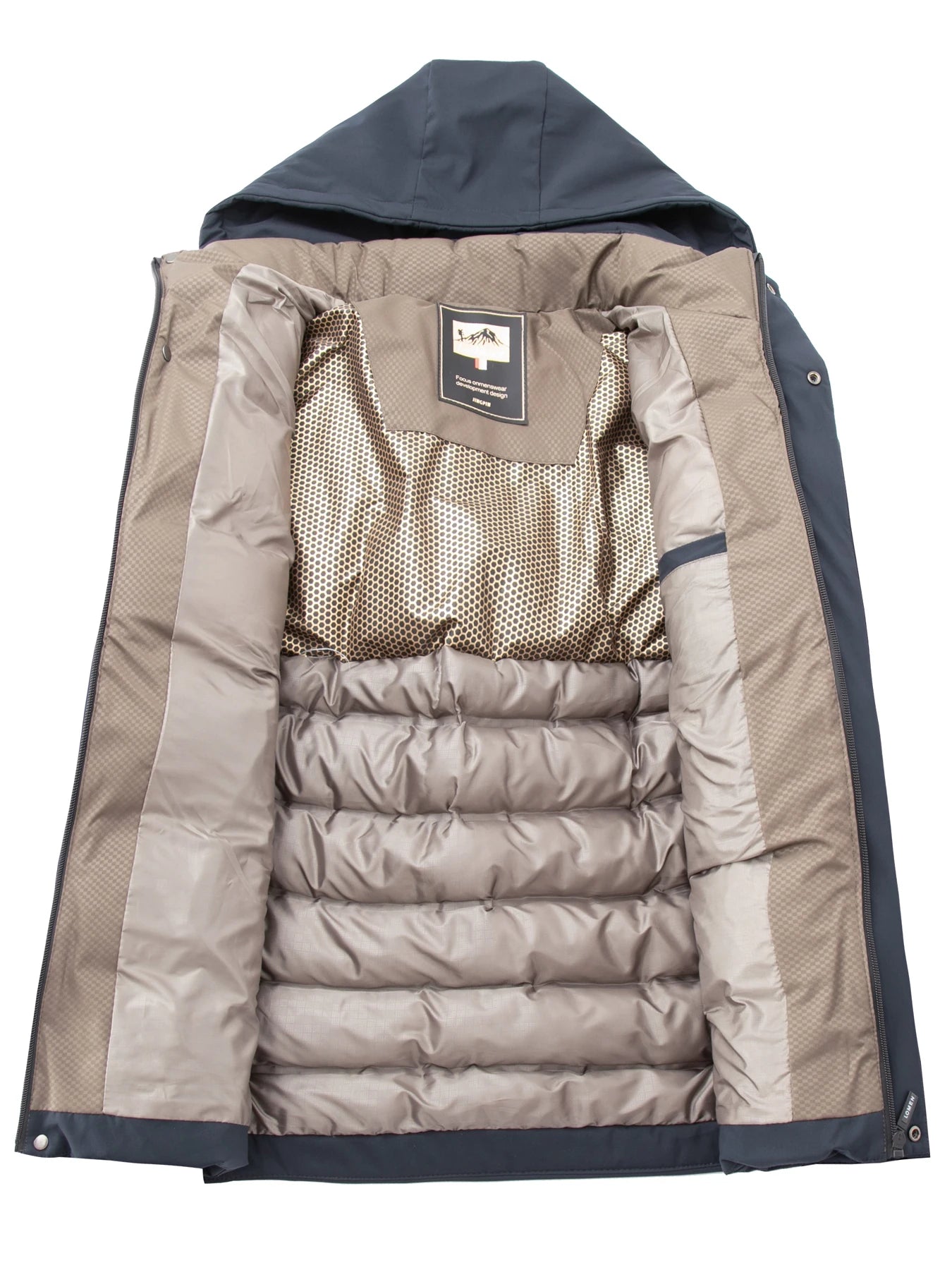 Men's thick and warm cotton jacket for autumn and winter, business and