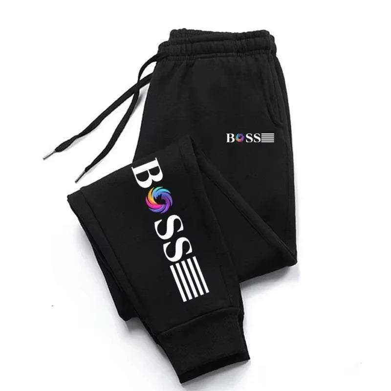 2025 New Men's Slow Running Sports Pants for Daily Leisure Boss Letter