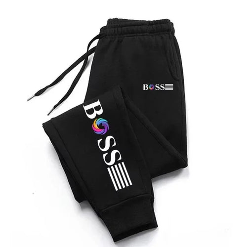 2025 New Men's Slow Running Sports Pants for Daily Leisure Boss Letter