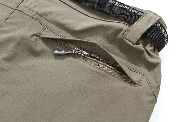 Four sided elastic quick drying pants for men's mountaineering outdoor