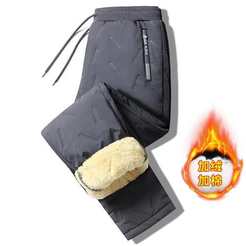 Winter Warm Suit Men's Two-piece Set Autumn and Winter Thickened