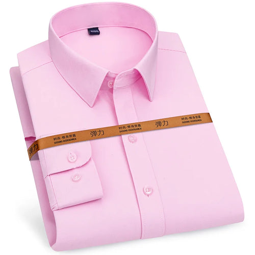 New men's dress shirt long sleeve thin free ironing business casual