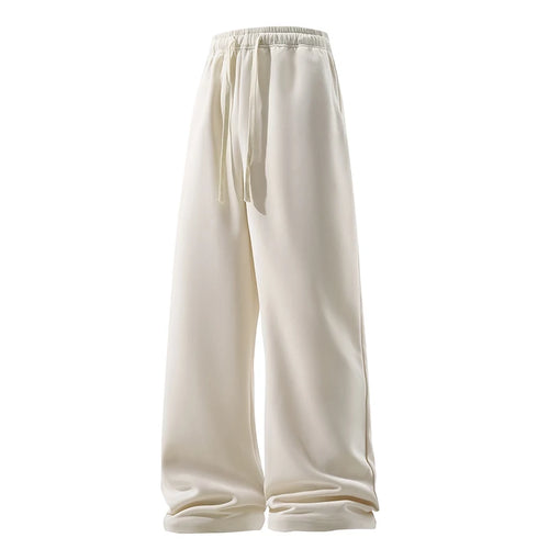 Wide Leg Pant Fashion Causal Breathable Men Sweatpant Male Autumn