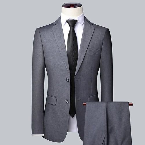 Suit Boutique Men's Fashion Business (Blazer+ Vest + Trousers)