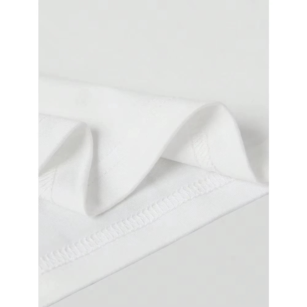 Men T-thirts Cristiano Ronaldo Pure Cotton American-style Streets Both