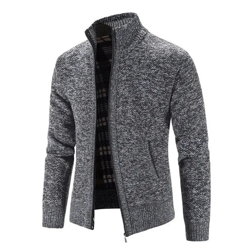 New Arrival Knitted Sweater Men Spring Autumn Casual Fleece Cardigan