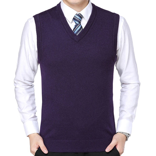 Men's Casual Sweater Vest Warm Comfortable Autumn Winter Fashion